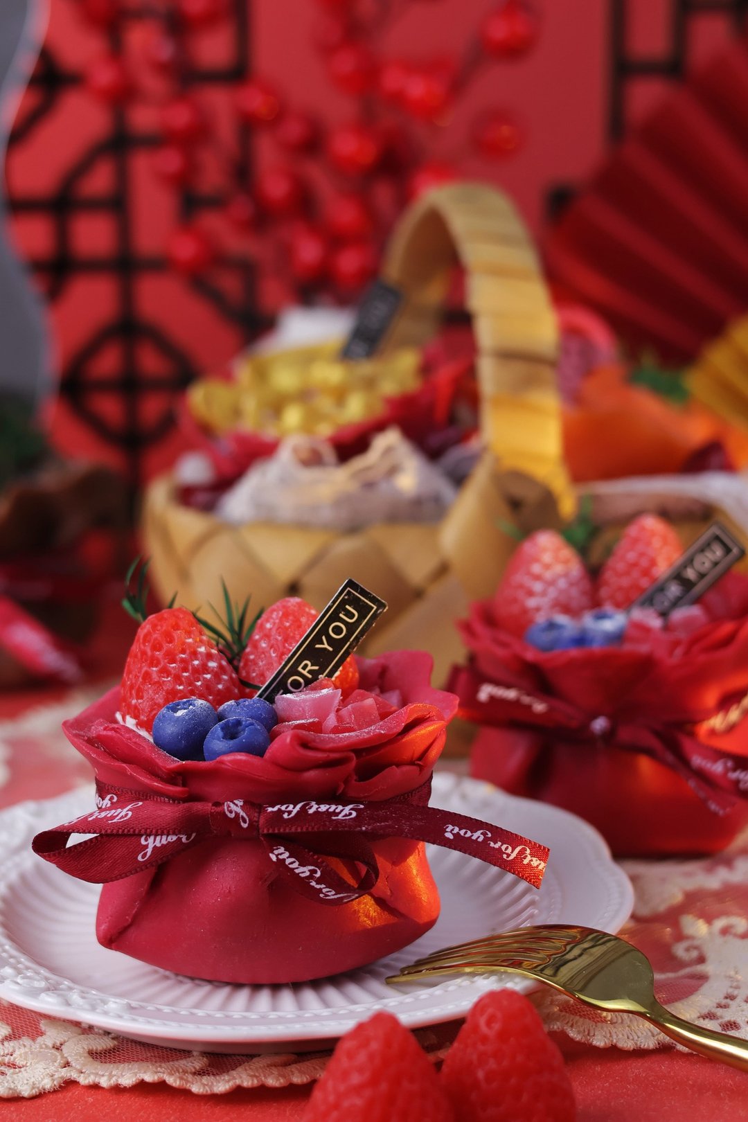 贺年礼品 — 莓有烦恼新年手工皂 新年福桶 - 肥皂/手工皂 - 其他材质 红色