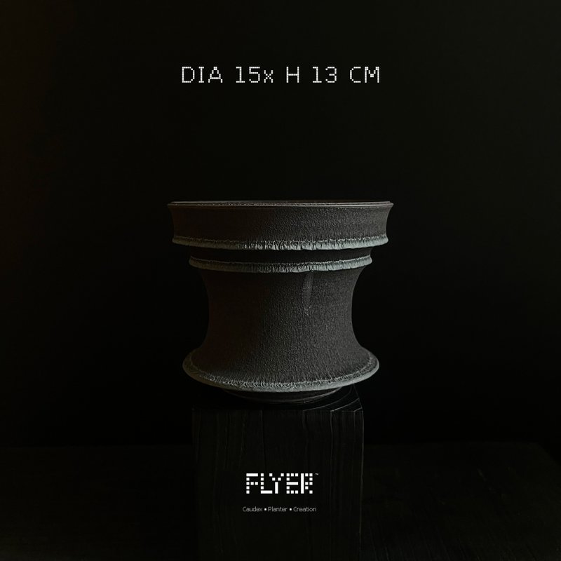 FLYER 块根多肉植物陶盆器 龙舌兰象牙宫象足漆树盆器 - 花瓶/陶器 - 陶 
