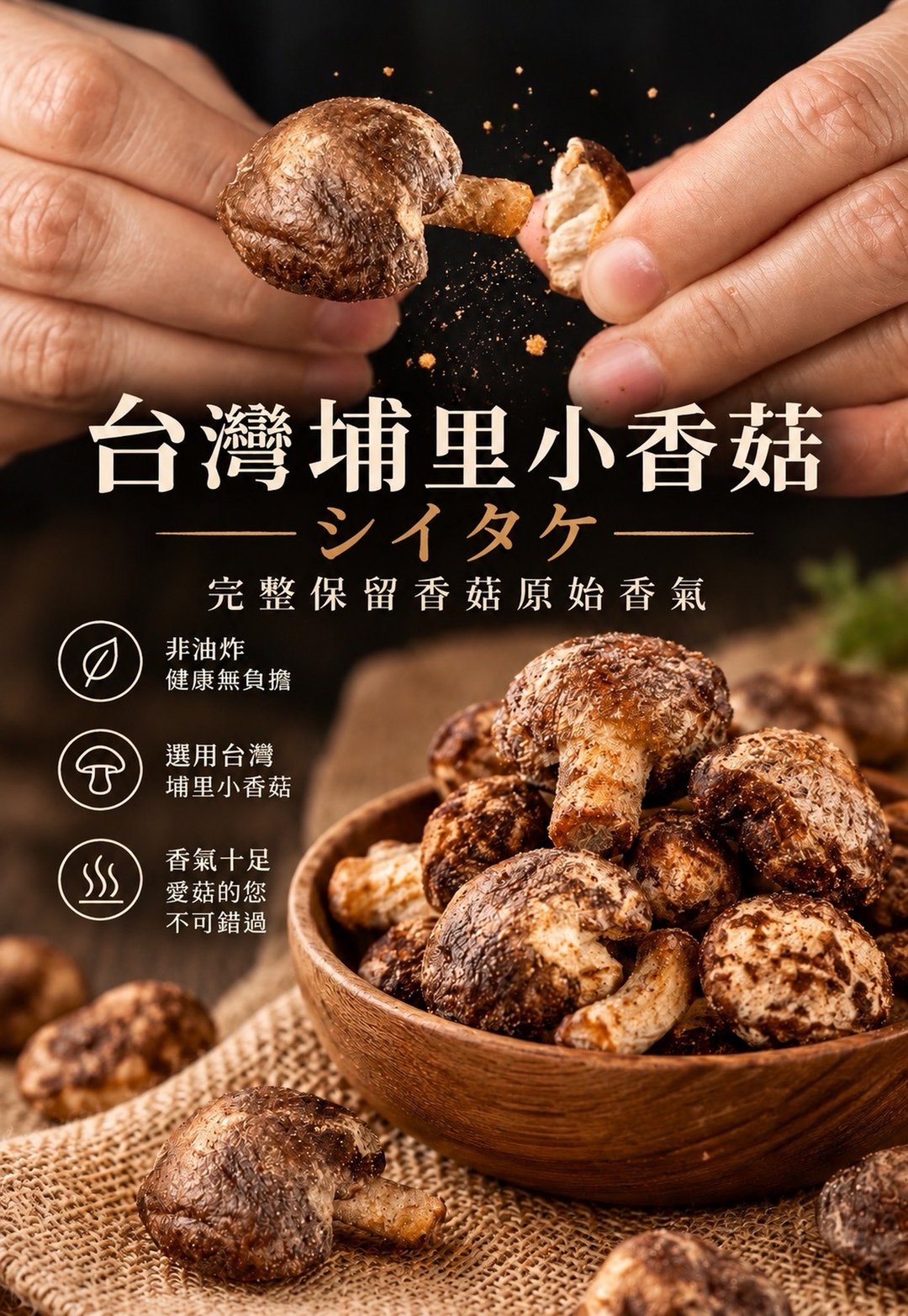 饯面礼- 香菇脆脆2包 - 水果干 - 其他材质 