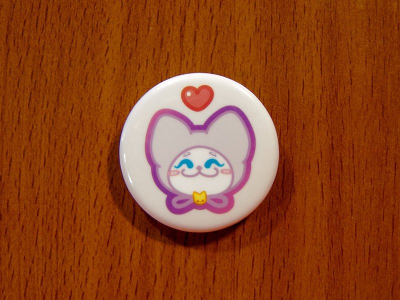 【防水胸章组】疗愈小动物 星跃兔/幼幼猫/白小熊 3.2cm - 徽章/别针 - 其他金属 多色