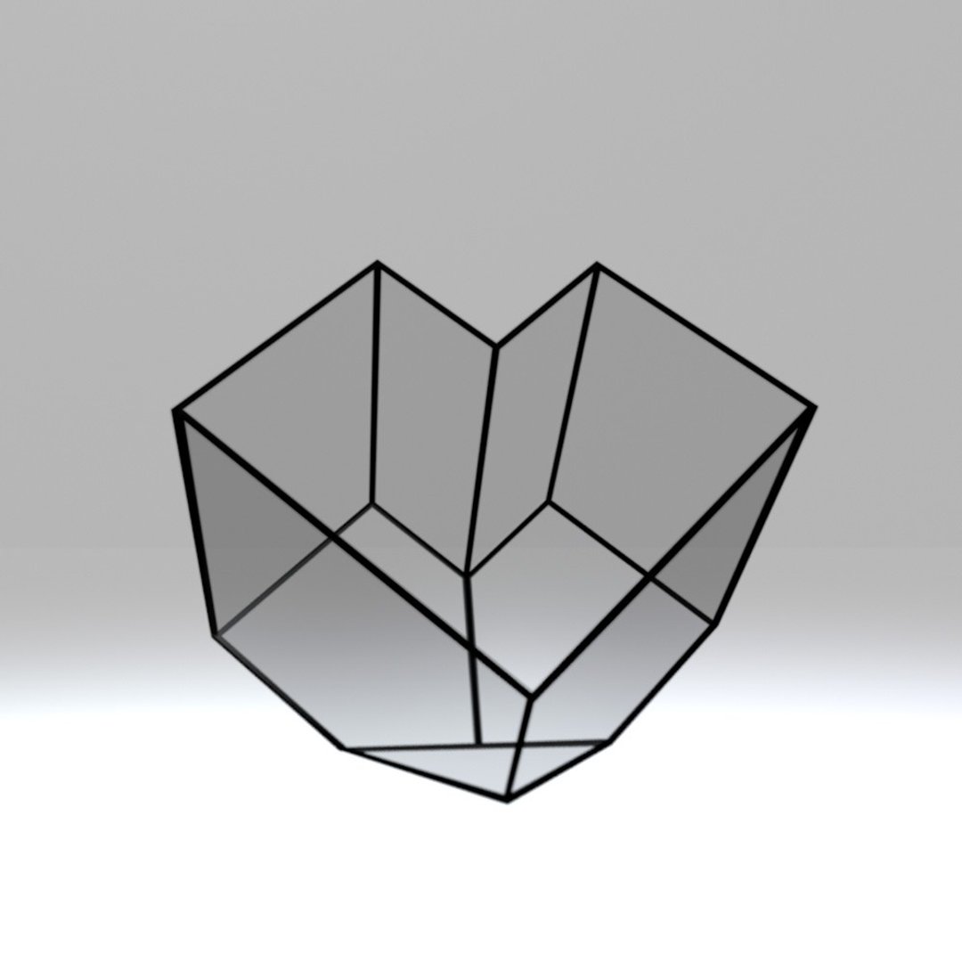 Digital drawing for printing 019. Stained glass Heart. Printable pattern - 图文模板设计 - 其他材质 