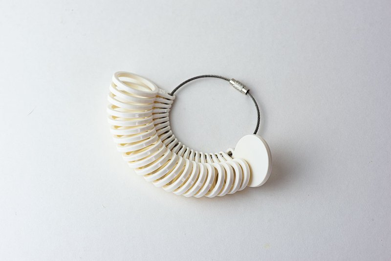 【工具】戒围测量 戒围圈 ring sizer - 其他 - 塑料 白色