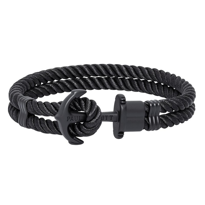 Paul Hewitt Anchor Bracelet PHREP Black PH-PH-N-B-B - 手链/手环 - 尼龙 黑色