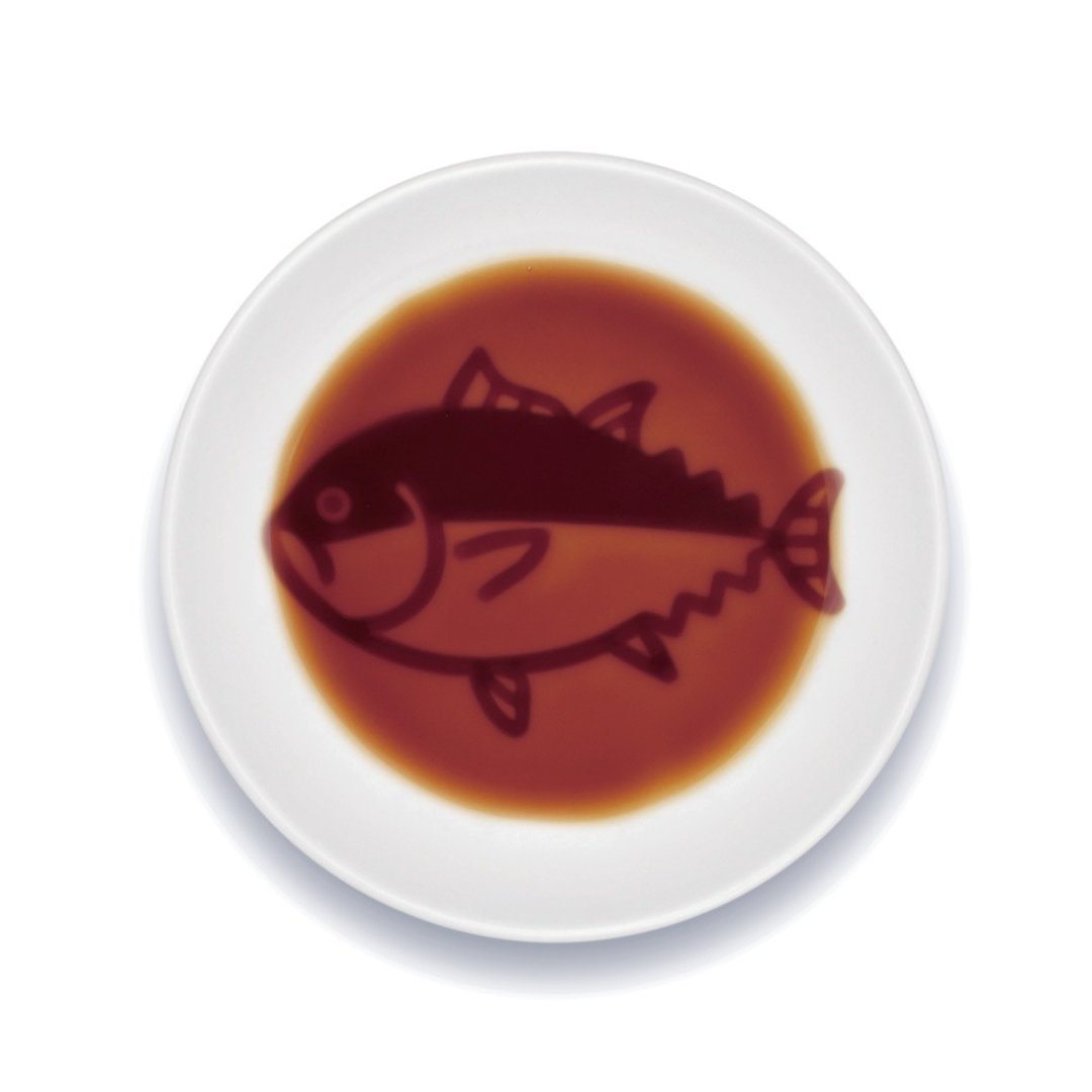 层次酱料碟-鲔鱼 - 浅碟/小碟子 - 陶 