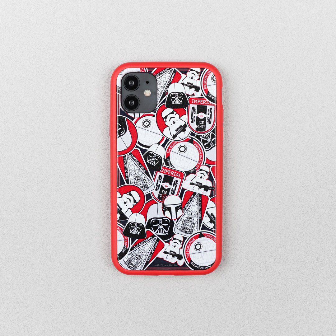 Mod NX边框背盖两用手机壳/星际大战 - Sticker-红 iPhone - 手机配件 - 塑料 多色