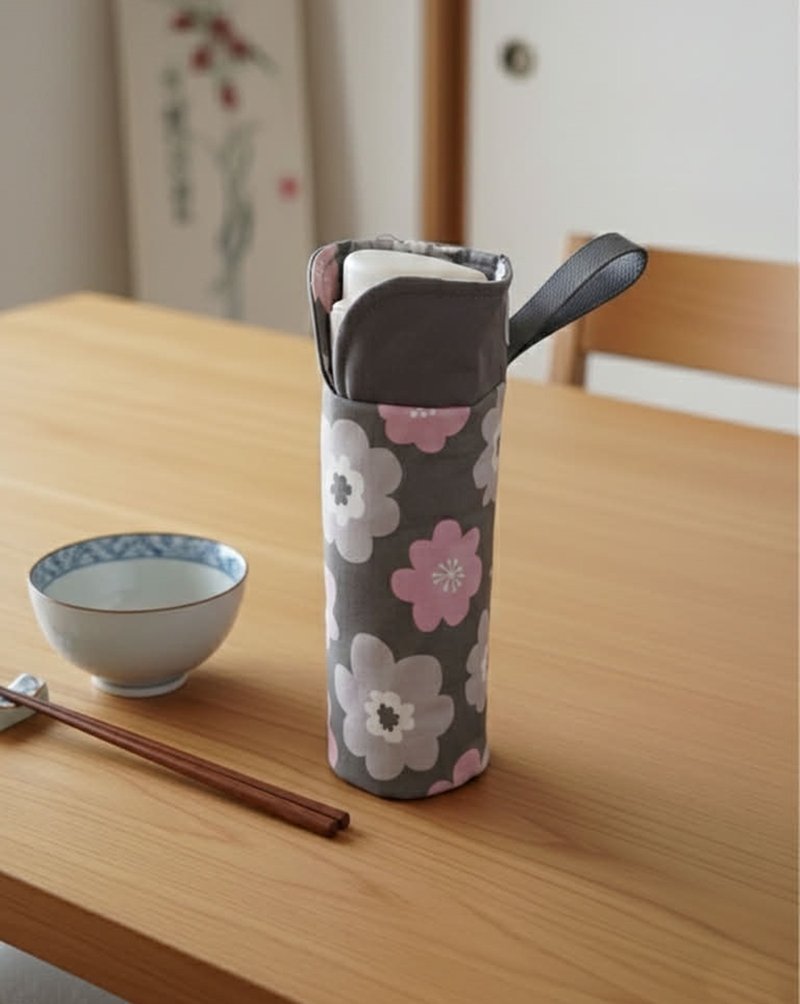 保温瓶防撞保护套/虎牌/象印/膳魔师/24H出货/大小2尺寸可选 - 随行杯提袋/水壶袋 - 棉．麻 