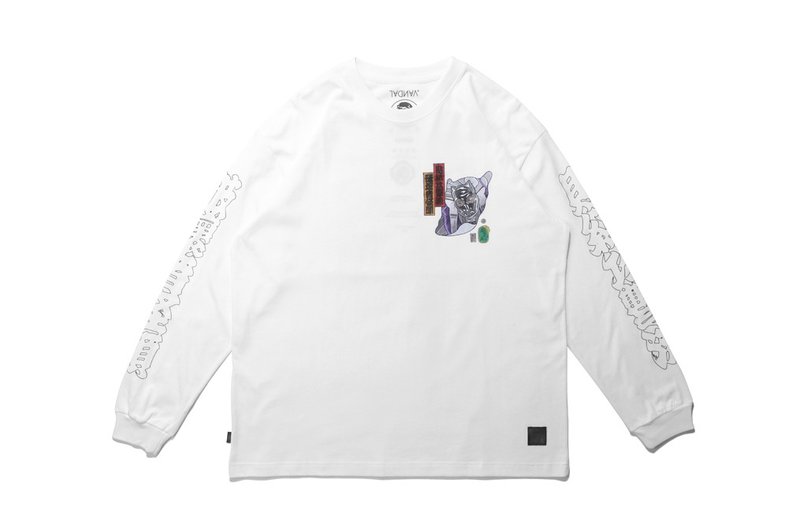 VANDAL X 雕振 合作长T - 男装上衣/T 恤 - 棉．麻 黑色