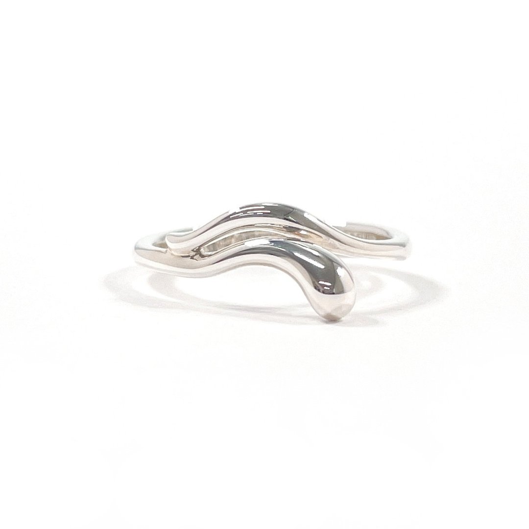 【日本直送 二手美品】11 号 蒂芙尼 TIFFANY&Co. 戒指 Free Form Teardrop 系列 Elsa Peretti 银 925 - 戒指 - 纯银 银色