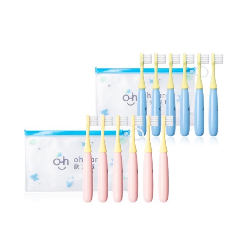 【oh care 欧克威尔】儿童牙刷 6入组 二色任选 - 牙刷/口腔清洁 - 其他材质 