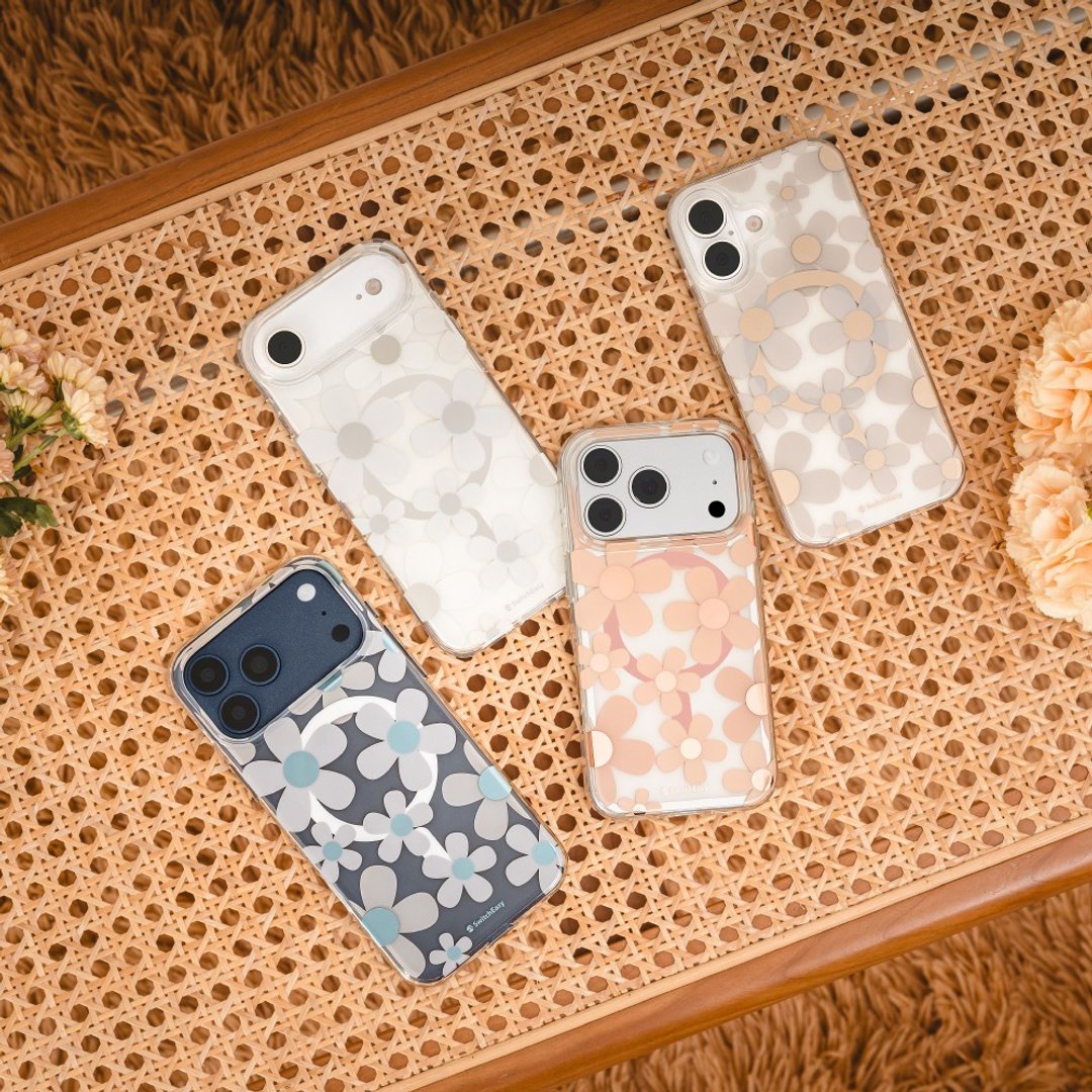 iPhone 17 Fleur M 花卉系列防摔手机壳 - 手机壳/手机套 - 塑料 