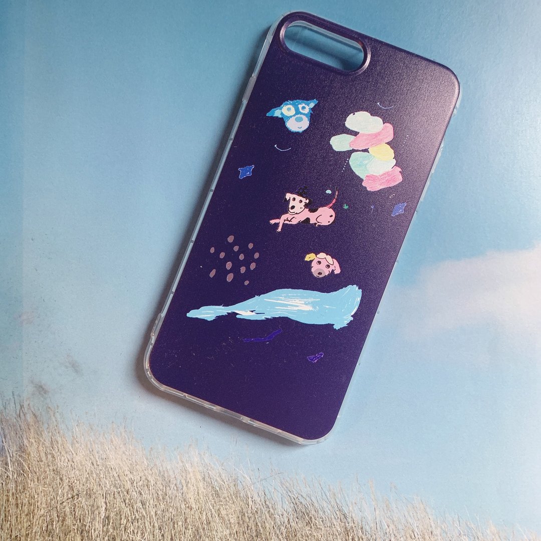 iphone 蓝色小狗海浪 质感印花手机壳软壳订制 - 手机壳/手机套 - 硅胶 绿色