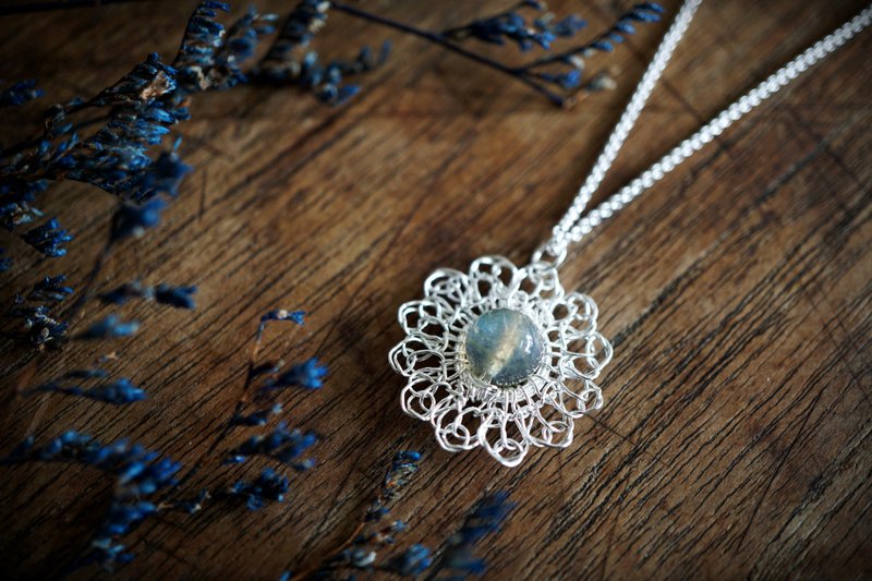 Mystery - silver lace necklace - 项链 - 纯银 银色