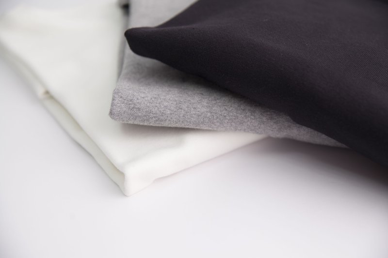 【质感生活】Positive.有机棉连袖款冬日素T - 男装上衣/T 恤 - 棉．麻 