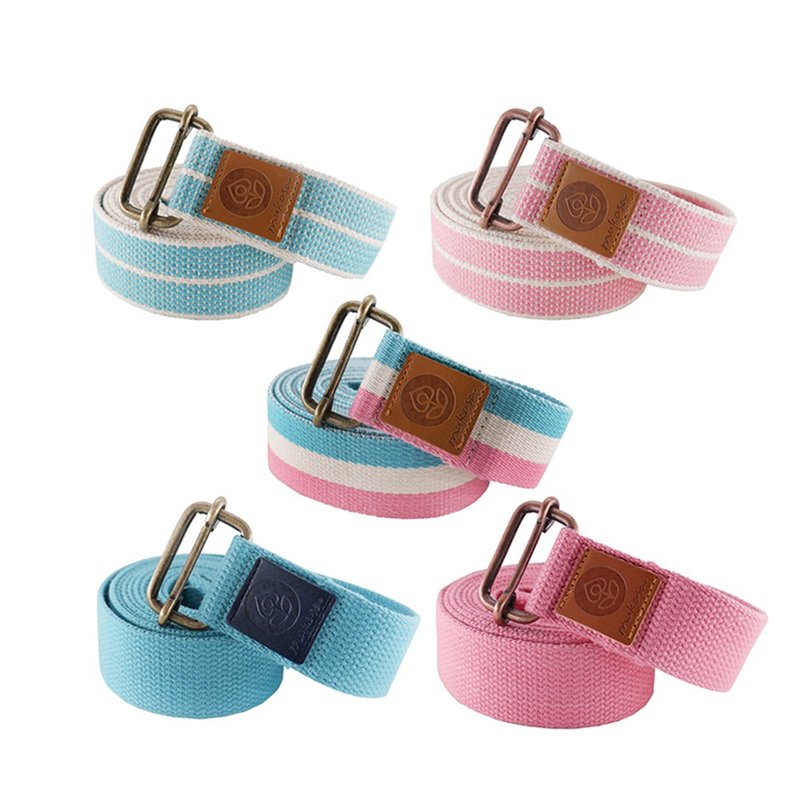 【Mukasa】瑜珈伸展带/瑜珈绳 - 280cm (5色可选) - 运动配件 - 棉．麻 多色