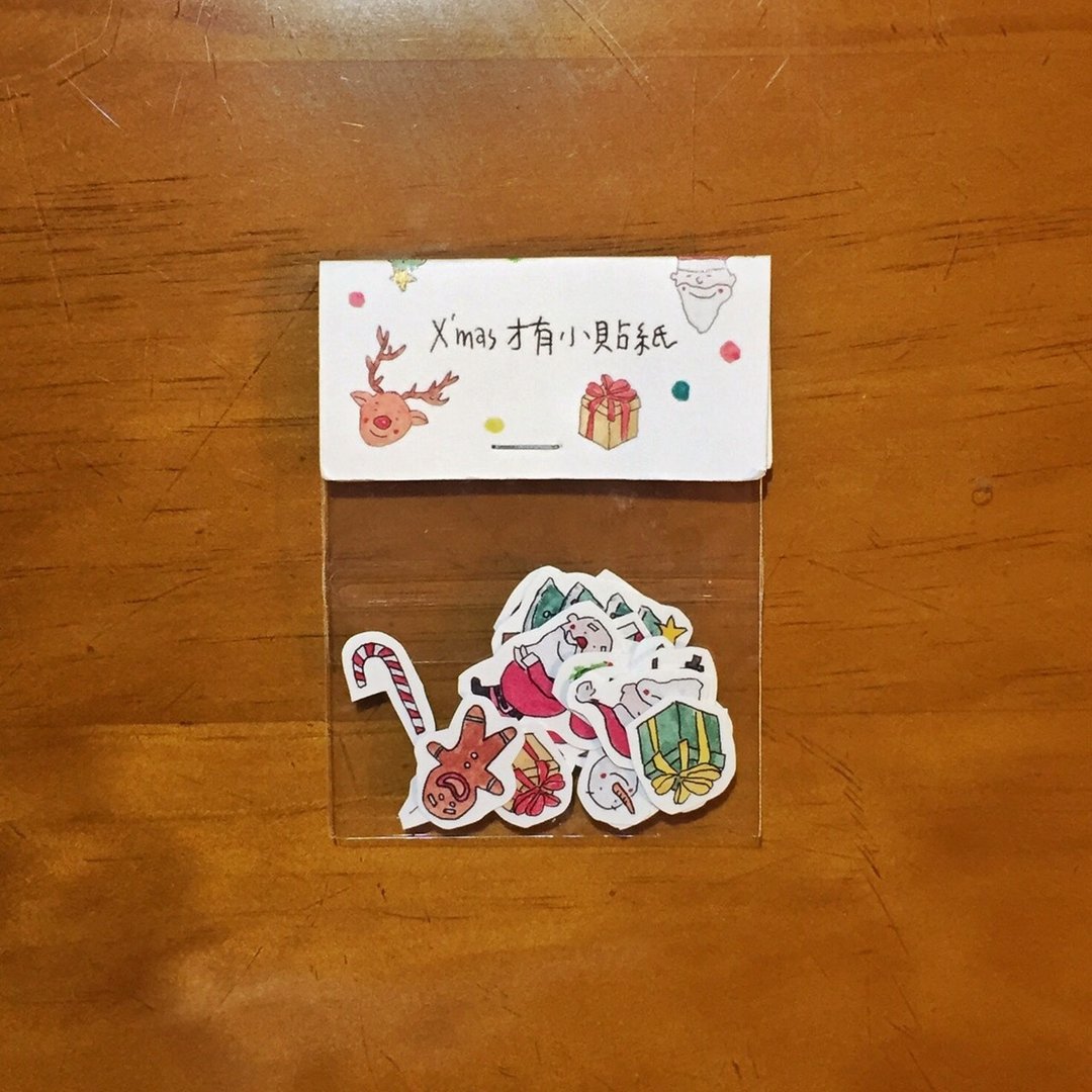 圣诞节才有小贴纸 / 句点贴纸 - 贴纸 - 纸 多色