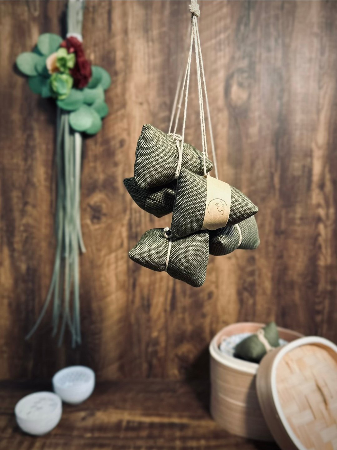 粽子 Zongzi 手作 吊饰  猫玩具 儿童玩具 家饰品 - 玩具 - 其他材质 多色