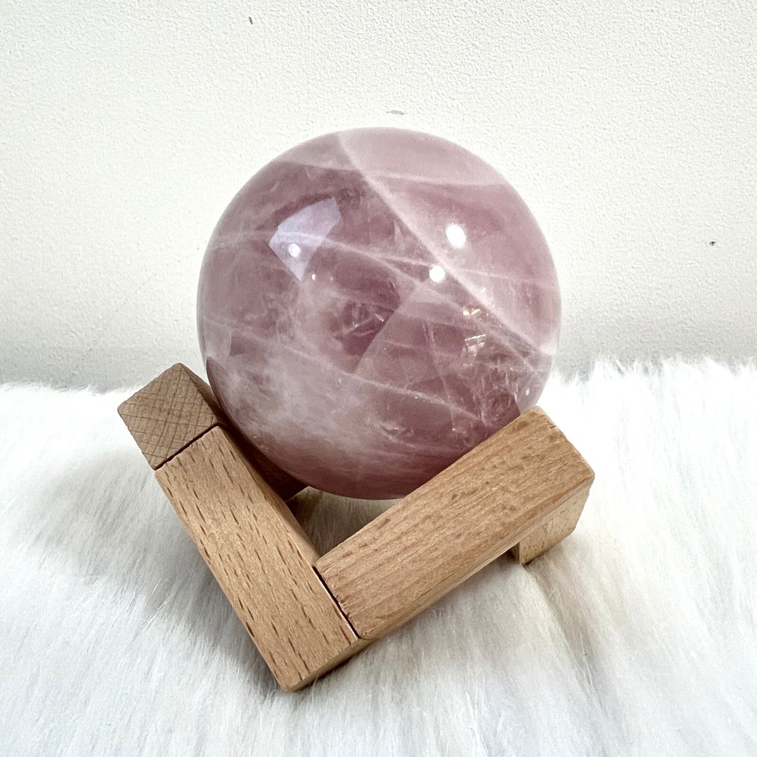粉晶球 | 水晶 | 水晶球 | 水晶摆件 - 摆饰 - 水晶 粉红色