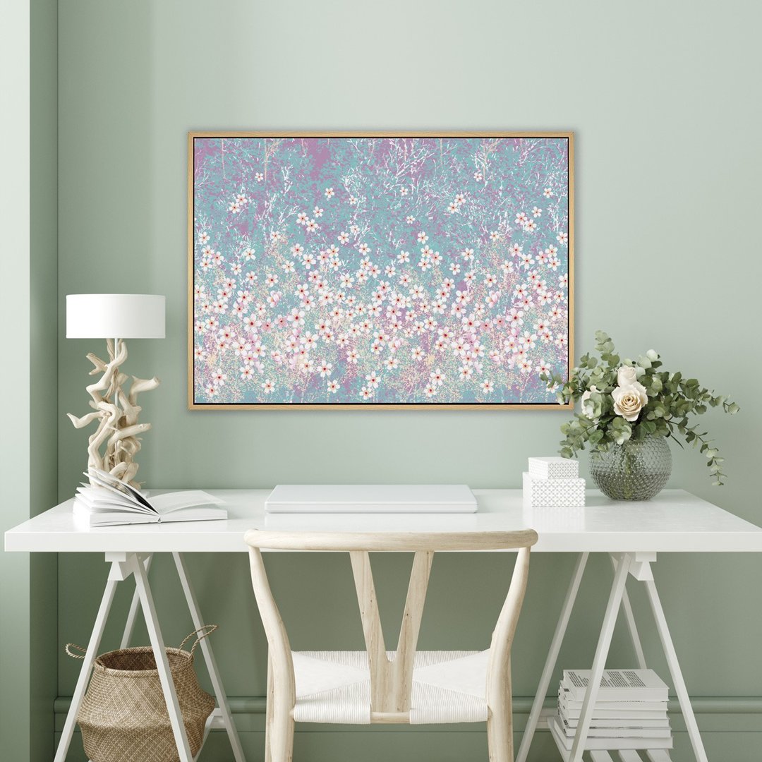 春响 - 花卉插图挂画/花卉装饰挂画/花卉插画/客厅挂画/ - 海报/装饰画/版画 - 棉 绿色