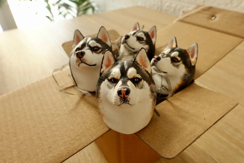 【扩香石彩绘】定制宠物香薰磁石贴 车用香薰夹 │中型/大型犬 - 香薰/精油/线香 - 其他材质 多色