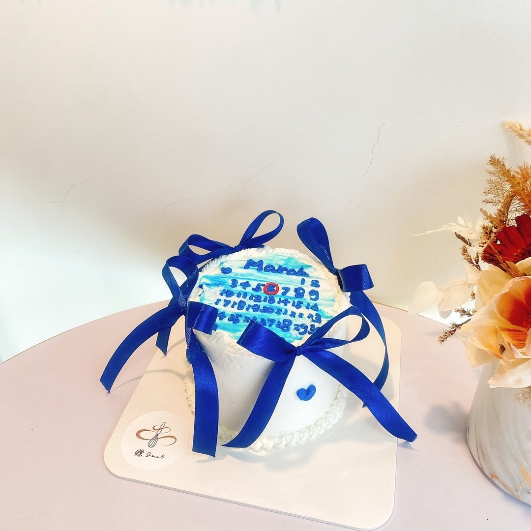 手写月历定制化蛋糕 绘图蛋糕 定制化 生日蛋糕 铄甜点 纪念日 - 蛋糕/甜点 - 新鲜食材 