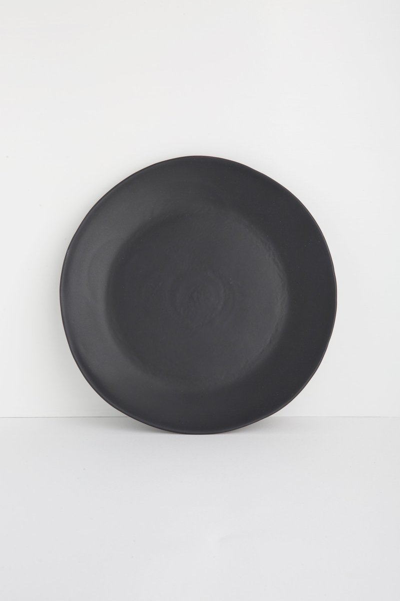 Large Plate Mono 1.0 Collection - 盘子/餐盘/盘架 - 陶 黑色