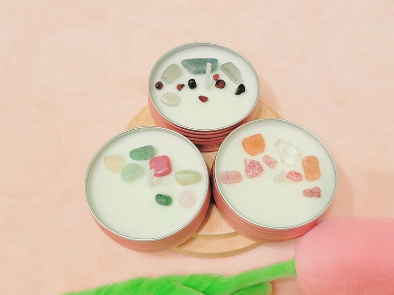 星座蜡烛 水象星座 巨蟹 天蝎 双鱼 水晶 精油 魔法蜡烛 能量香氛 - 蜡烛/烛台 - 蜡 粉红色