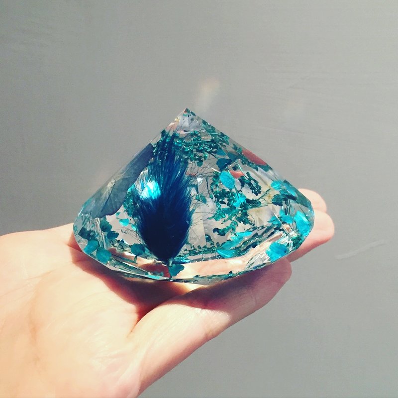 Oone_n_Only Handmade 押花纸镇, 可当摆设 - 摆饰 - 塑料 蓝色