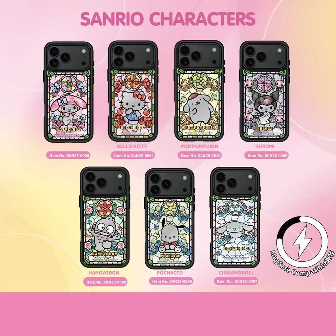 三丽鸥Sanrio iPhone17ProMax/17 Pro/Air/17/16 磁吸镜面保护壳 - 手机壳/手机套 - 塑料 多色