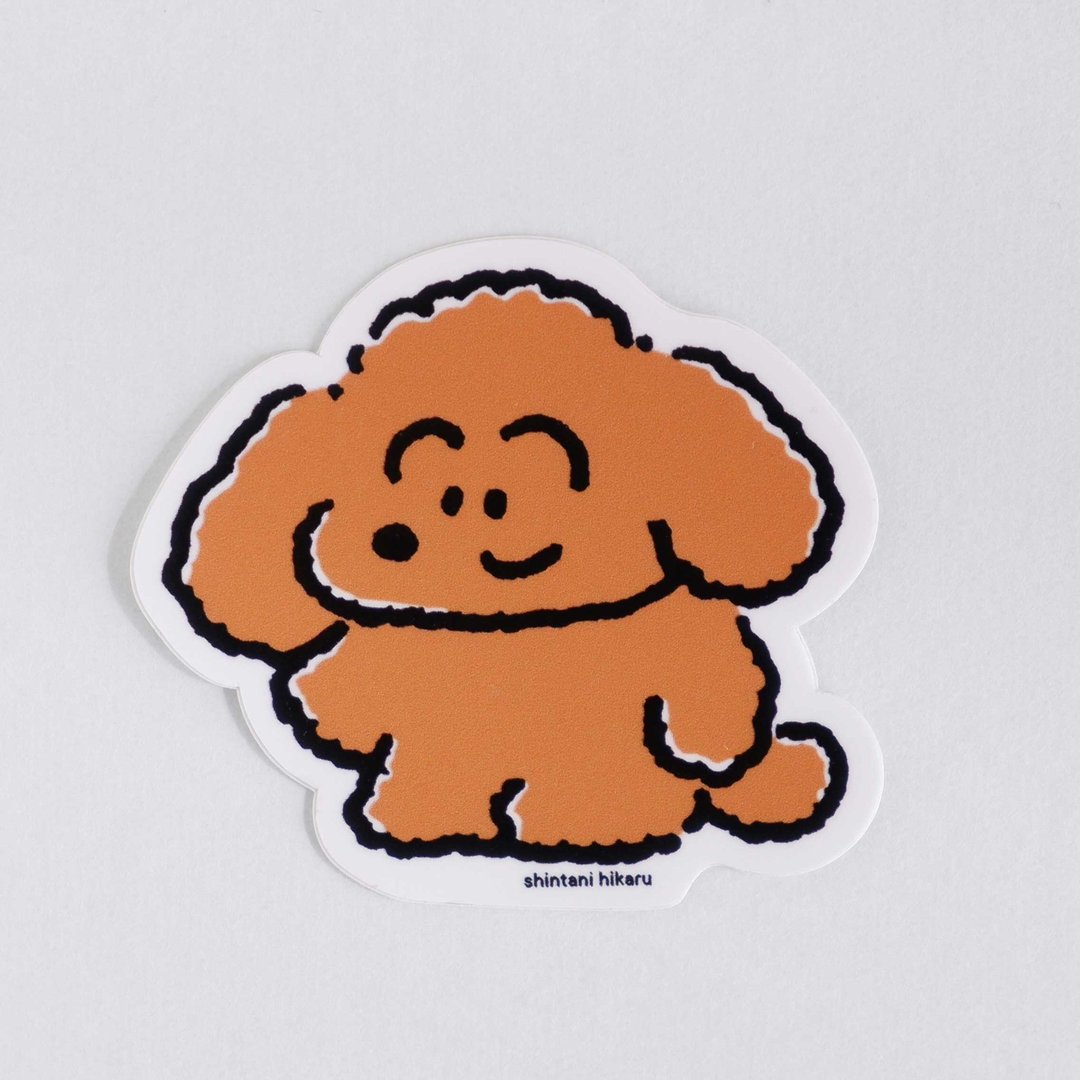 贵宾犬贴纸 - 贴纸 - 其他材质 