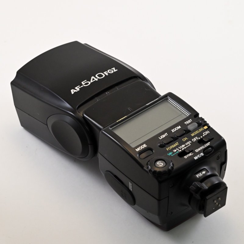 日本直邮 宾得 AF-540FGZ 热靴安装闪光灯安装闪光灯 - 相机 - 其他金属 黑色