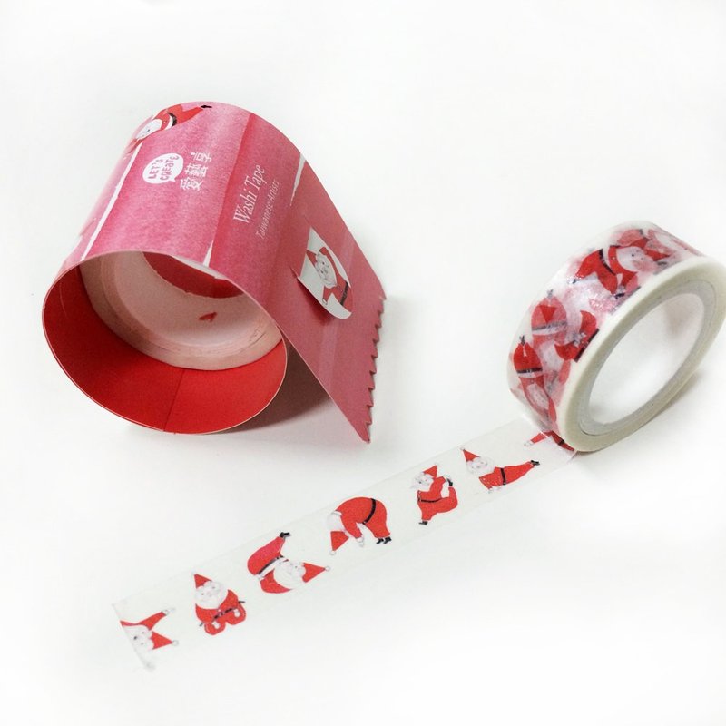 圣诞老公公瑜珈  Santa Yoga - 纸胶带 - 纸 