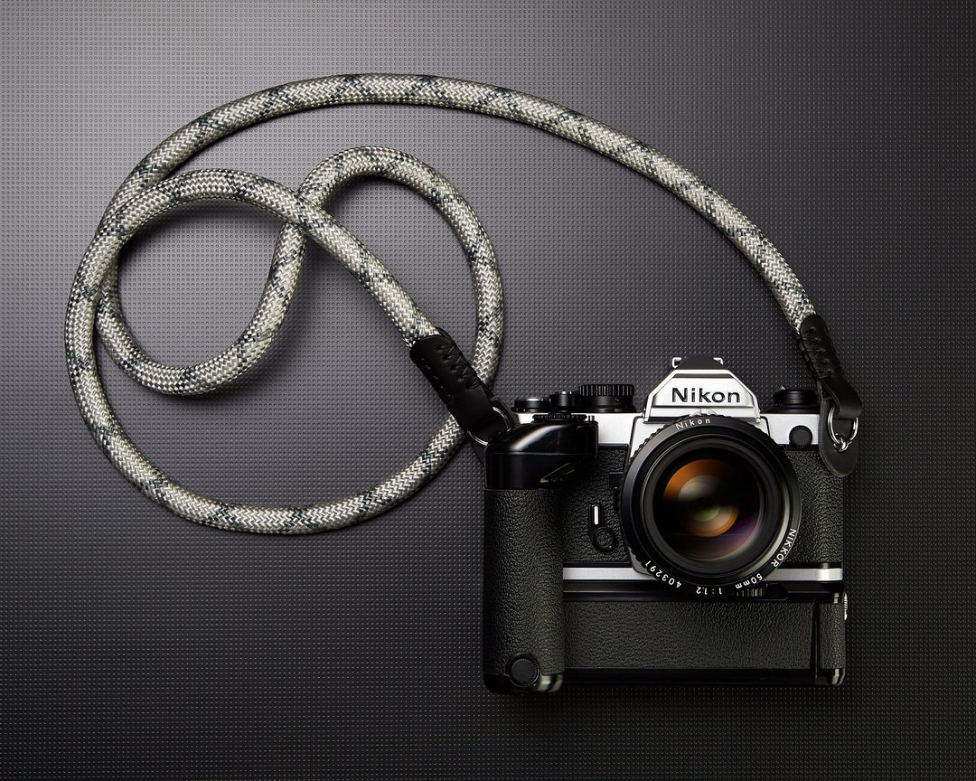 11mm Climbing Rope Camera strap (Chrome Python) - 相机 - 聚酯纤维 银色