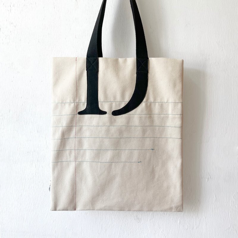 缝线单行簿, 厚帆布布袋, C, D, 全人手制Tote Bag - 手提包/手提袋 - 其他材质 金色