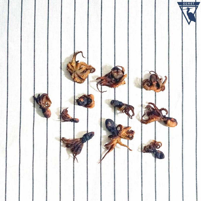 EGRET澎湖日晒现流顶级小章鱼干 蒸煮处理 全干 淡80g - 其他 - 其他材质 