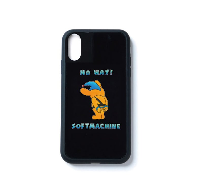 Softmachine No Way Iphone Case翻玩警视厅吉祥物手机壳 - 手机壳/手机套 - 其他材质 黑色