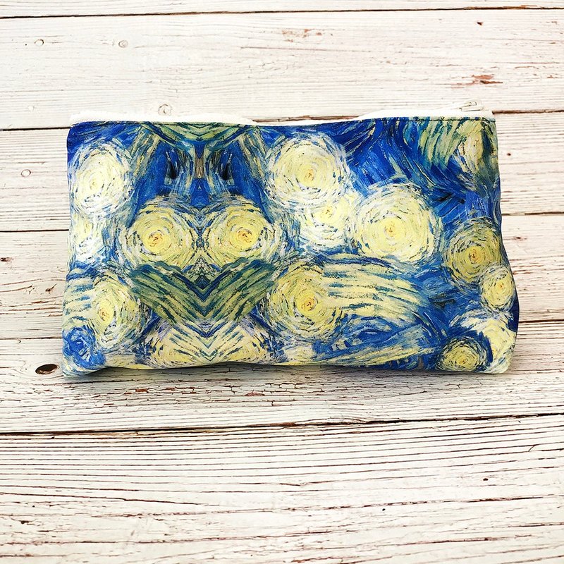 防水 手作收纳化妆包-星空 - 化妆包/杂物包 - 聚酯纤维 蓝色