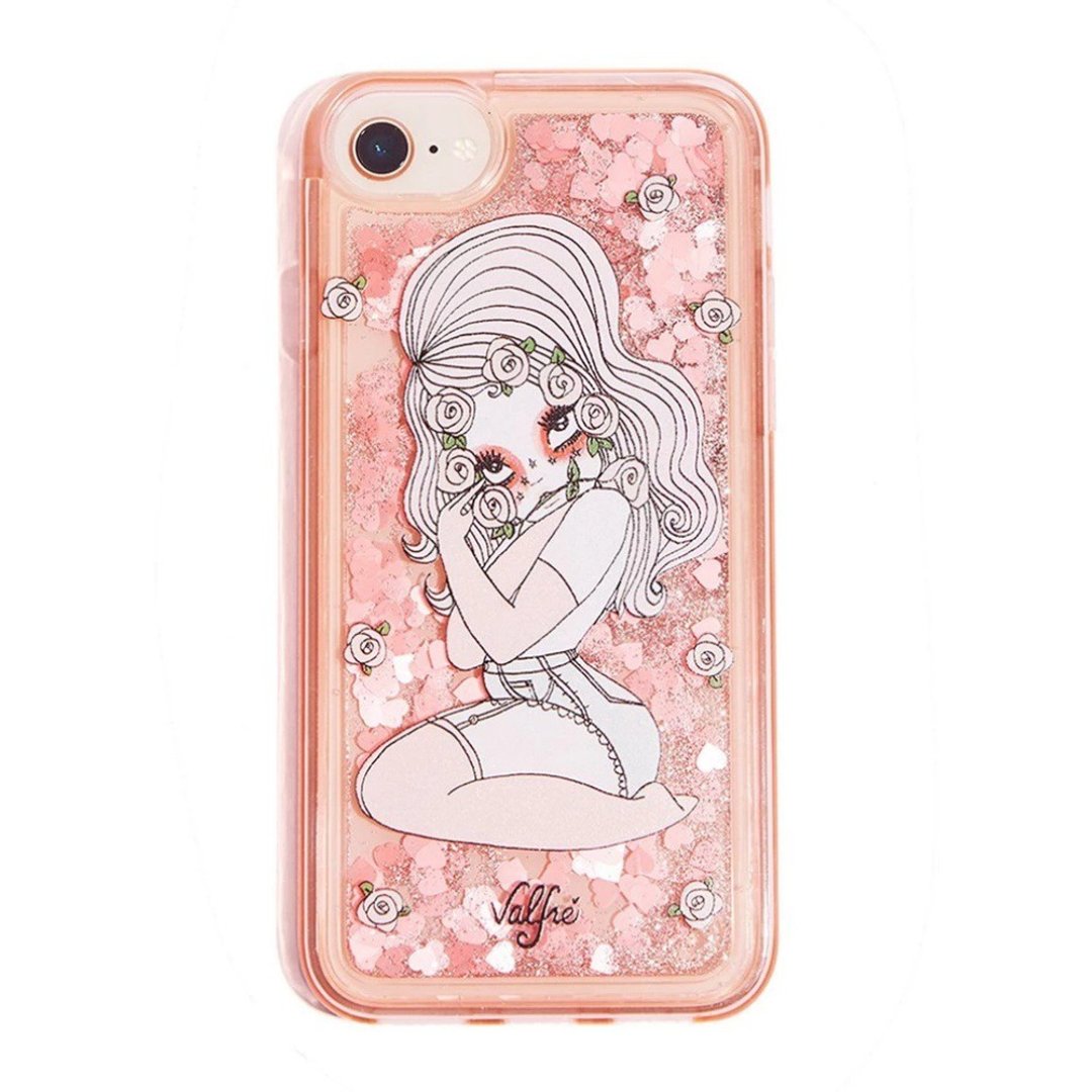 美国 Valfre / She's No Angel iPhone 亮片 手机壳 - 手机壳/手机套 - 塑料 粉红色