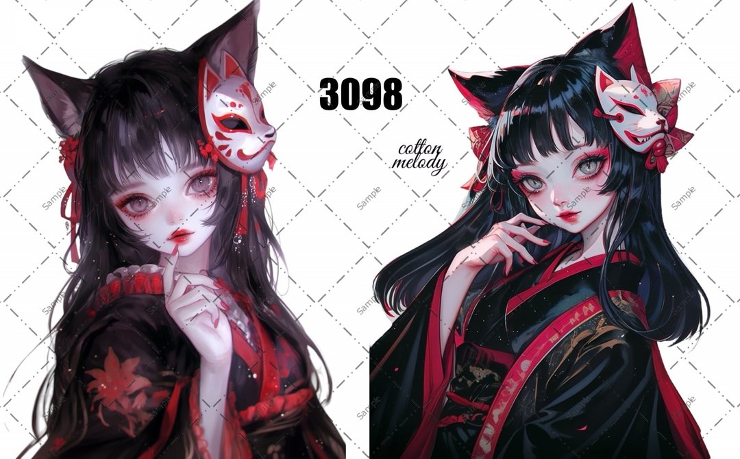 original sticker o.3098 人物贴纸 原创贴纸 cotton melody - 贴纸 - 纸 