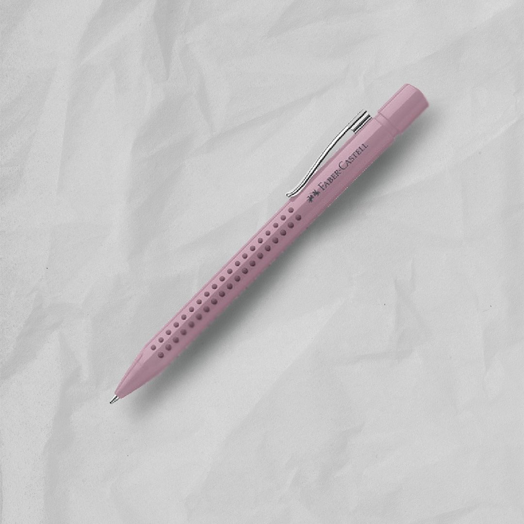 Faber-Castell 好点子握得住原子笔-暗粉色(原厂正货) - 圆珠笔/中性笔 - 其他材质 粉红色
