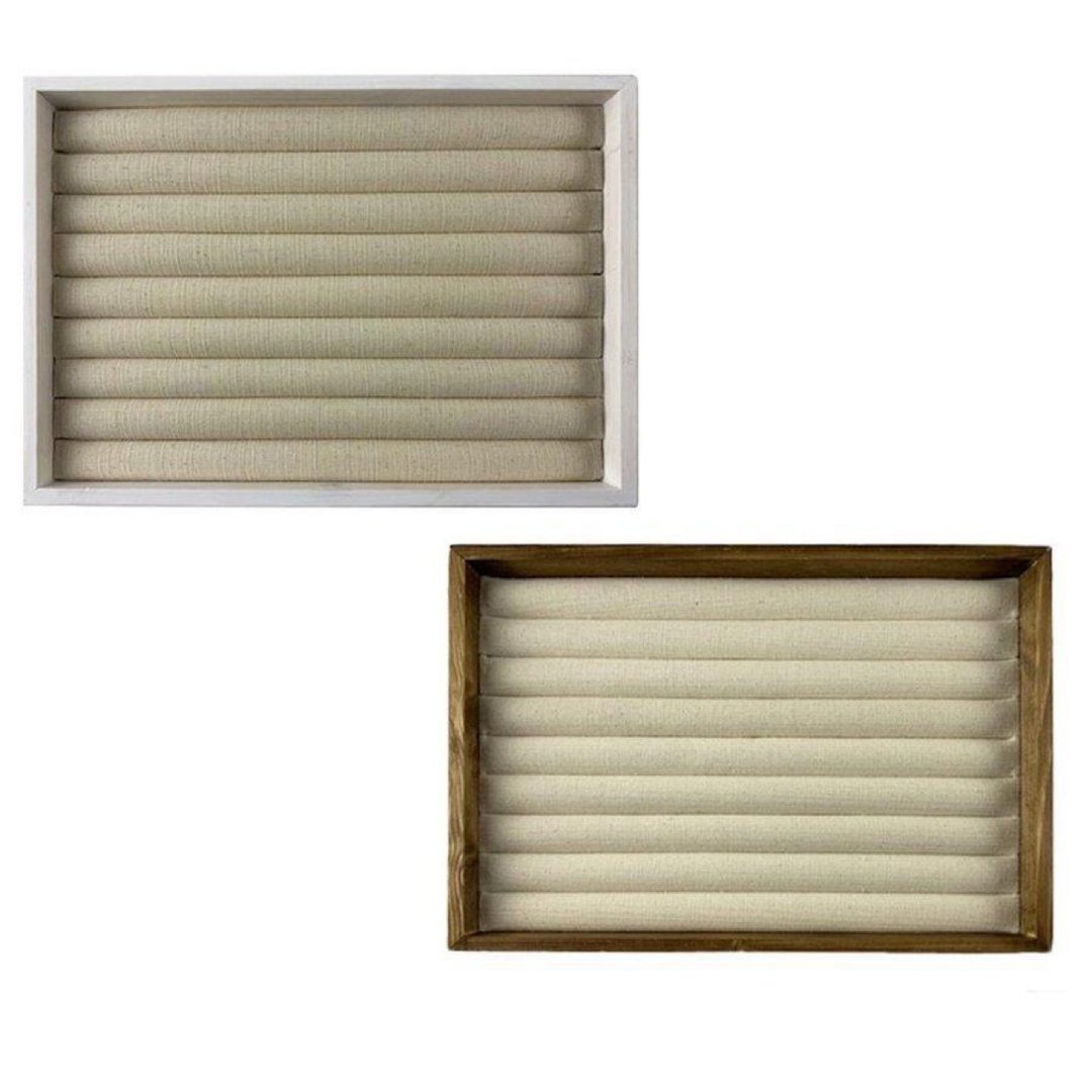 tray ring cotton - 收纳用品 - 木头 咖啡色