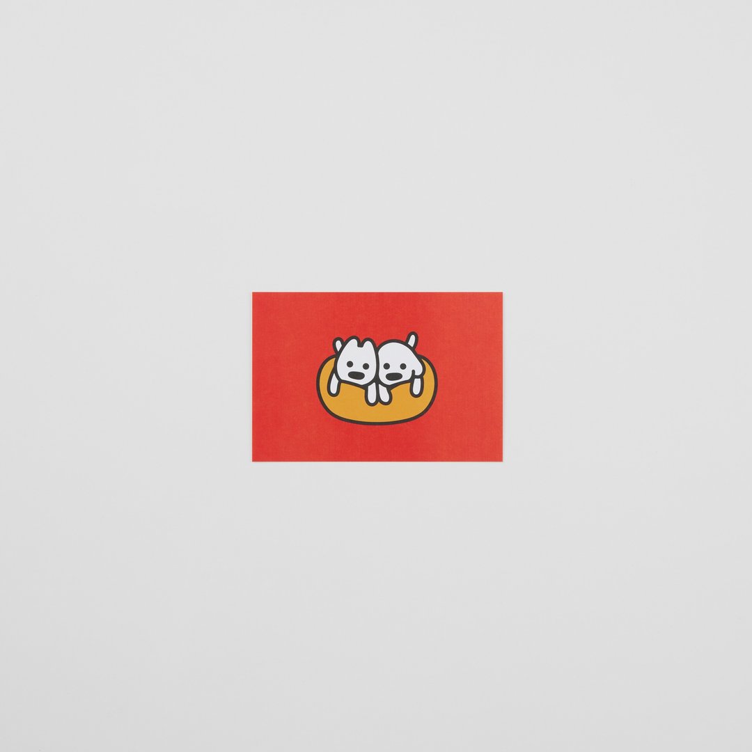 matsui 明信片 软绵绵抱枕 - 卡片/明信片 - 纸 红色