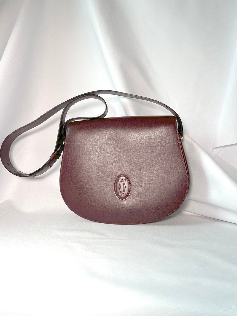 Cartier Red Must De Cartier Leather Crossbody Bag 侧背包 - 侧背包/斜挎包 - 真皮 红色
