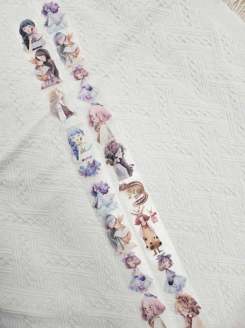 IMARANG 2025 秋冬女孩 PET 胶带 - 贴纸 - 其他材质 