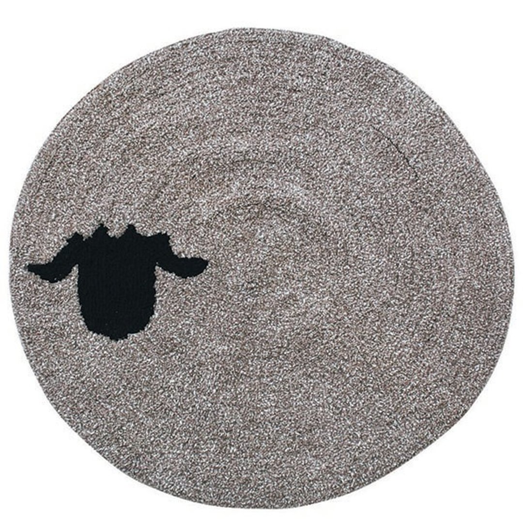 Mix Sheep-小羊咩造型地垫(灰) - 被子/毛毯 - 棉 灰色
