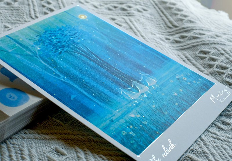 烫色画卡 12.5x17.8cm - 新生 - 卡片/明信片 - 纸 