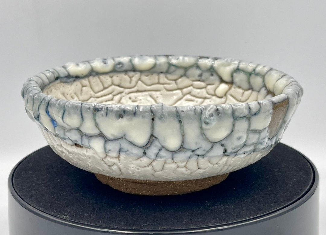陶艺家梁世昌作品 云破月来志野烧浅盘 附专属锦盒与提袋 - 盘子/餐盘/盘架 - 陶 透明