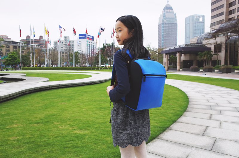 The Tank | 坦克休闲后背包 - 后背包/双肩包 - 防水材质 蓝色