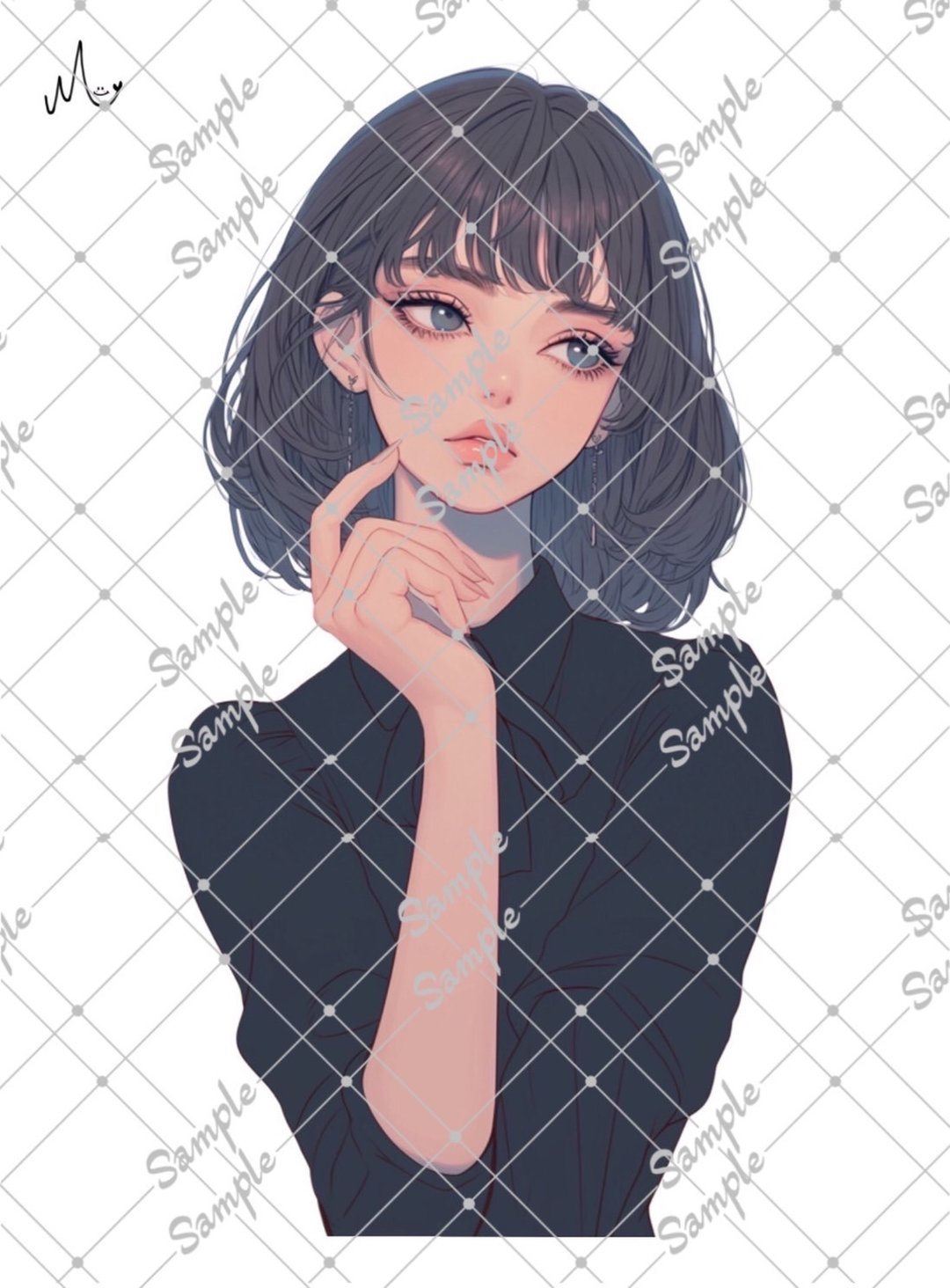 原创人物贴纸 10月新品 - 贴纸 - 纸 