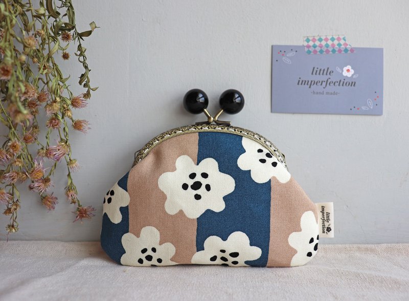 -花见小路系列- 口金包 零钱包 小钱包 送礼 生日礼物 - 零钱包 - 棉．麻 多色