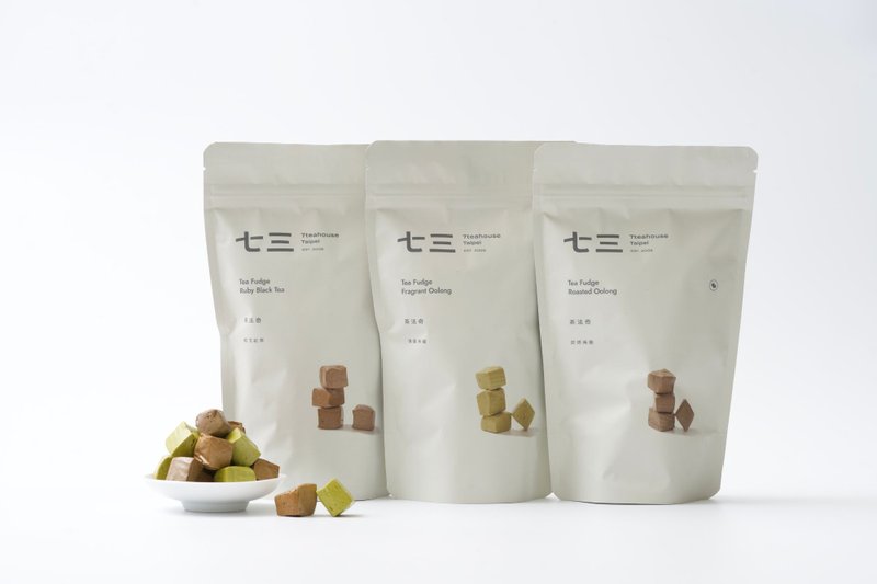 七三茶堂 茶点心丨茶法奇 Tea Fudge -五种口味 - 零食/点心 - 纸 多色